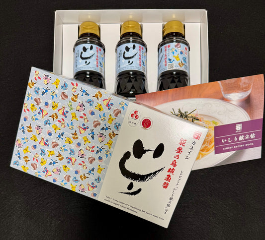 能登の魚醤｢いしり」  ポケモンデザイン  150ml×3本セット